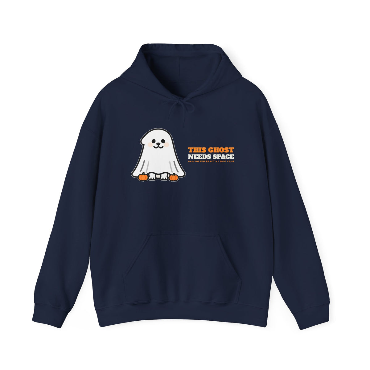 Halloween Dog Hoodie - This Ghost Needs Space | Reactive Dog Gift
