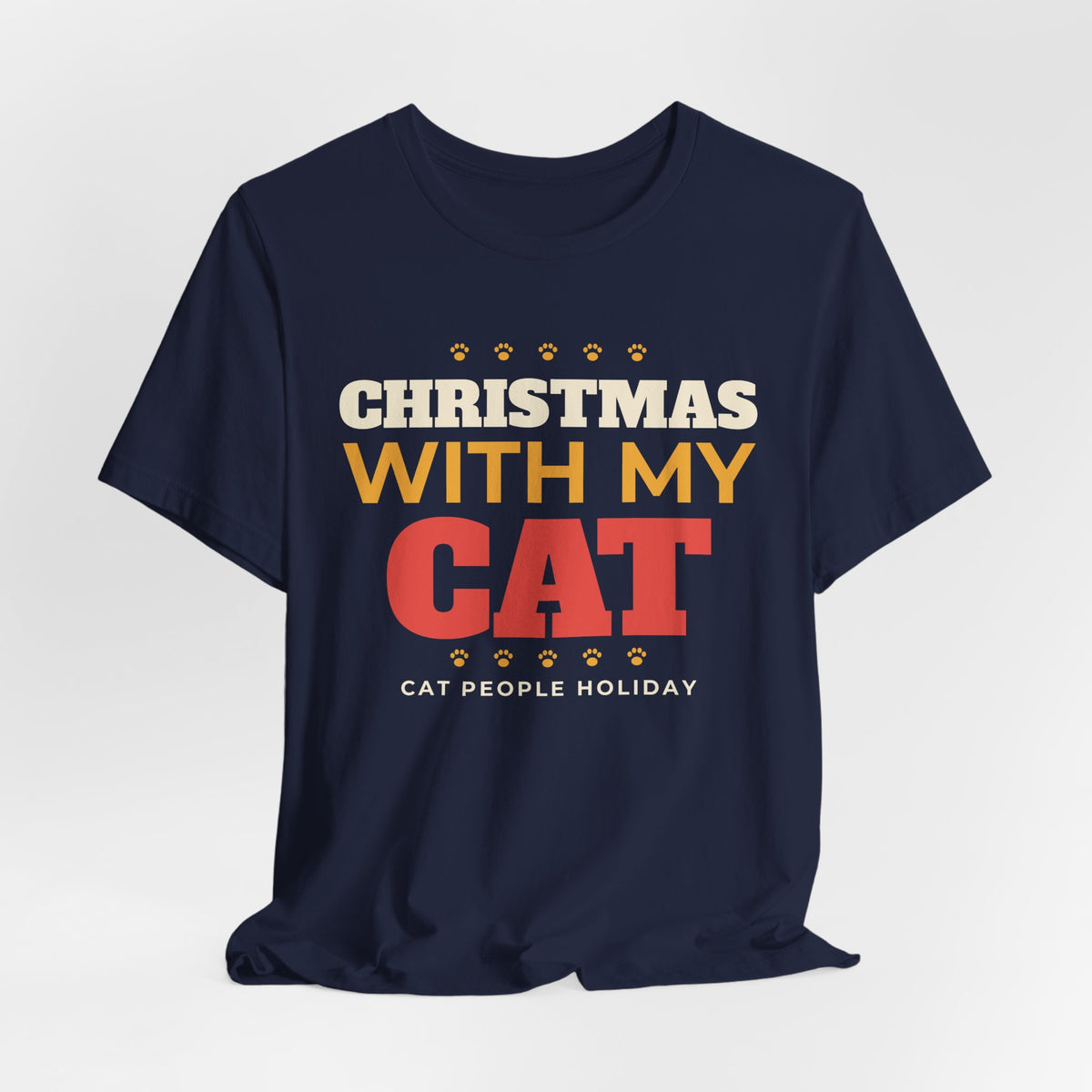 Christmas With My Cat Tee