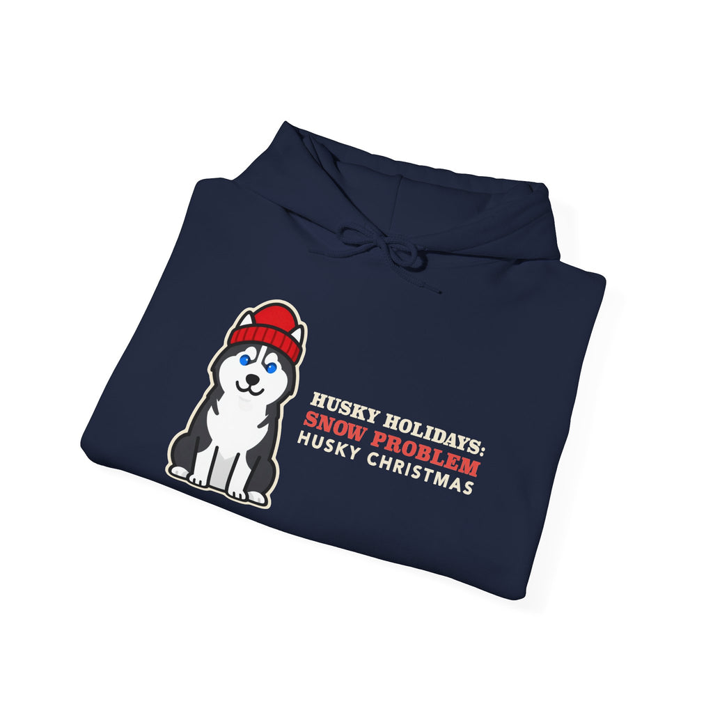 Husky Christmas Hoodie | Siberian Husky Snow Problem Christmas Sweatshirt | Husky Mom Dog Christmas Gift