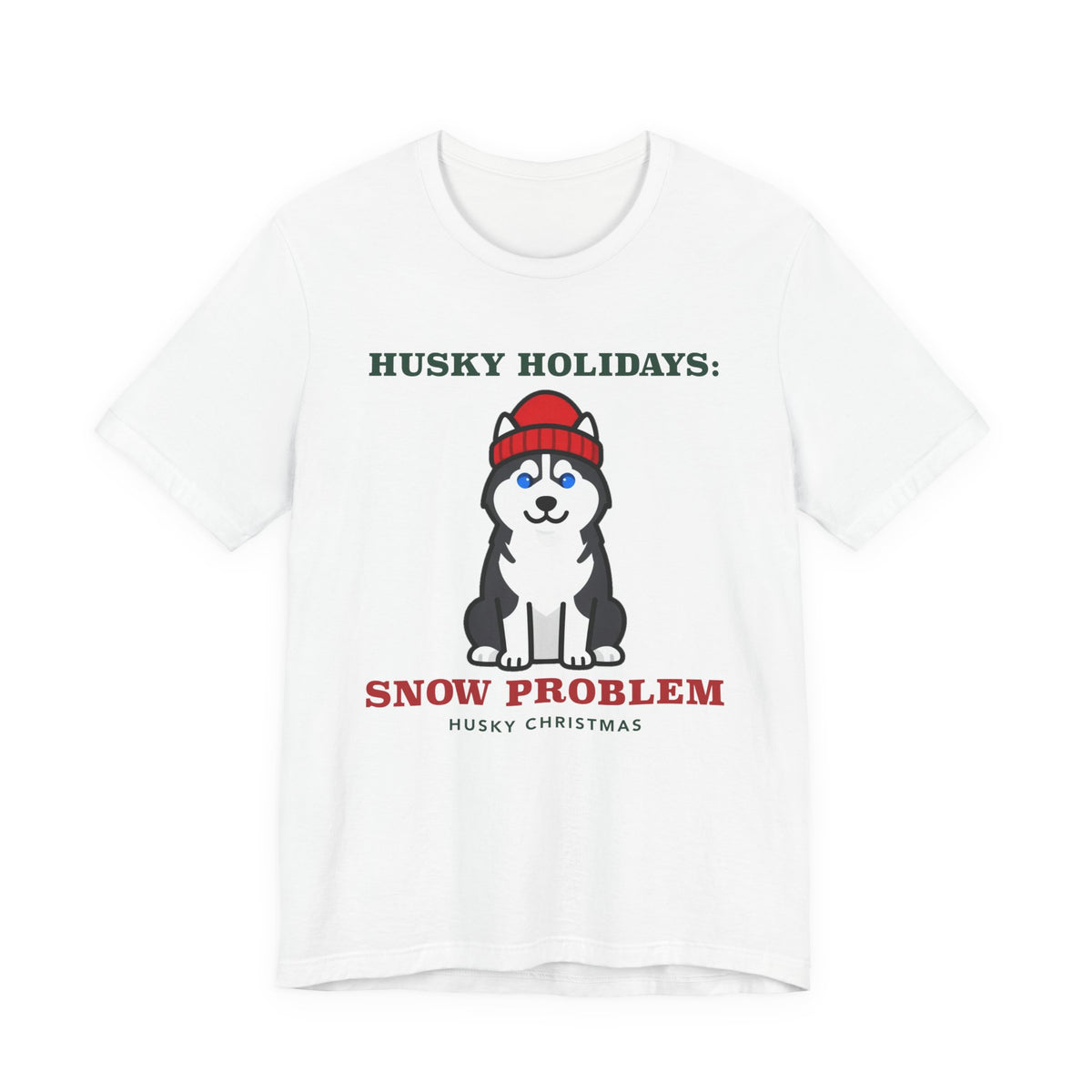 Husky Christmas Shirt | Siberian Husky Snow Problem Christmas Tee | Husky Mom Dog Christmas Gift