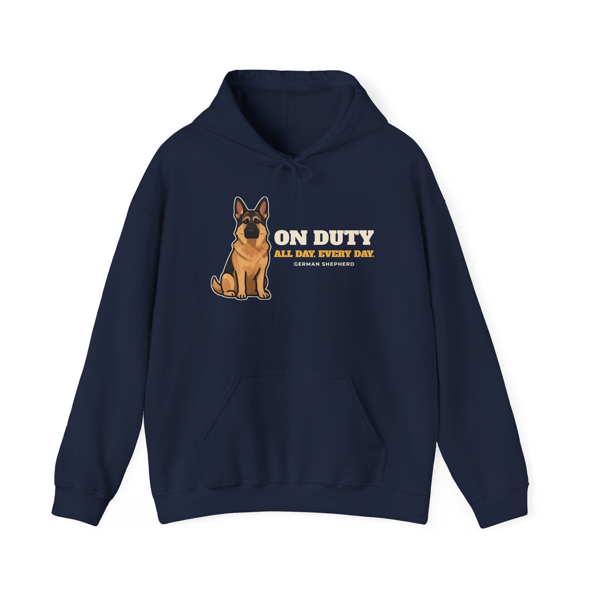 On Duty German shepherd hoodie, funny German shepherd gift