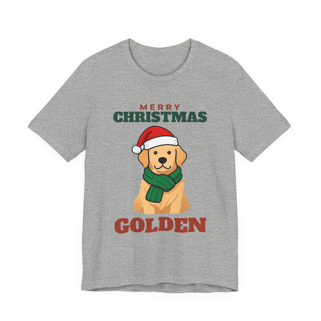 Christmas Golden Retriever Tee | Merry Christmas Golden Retriever Gift