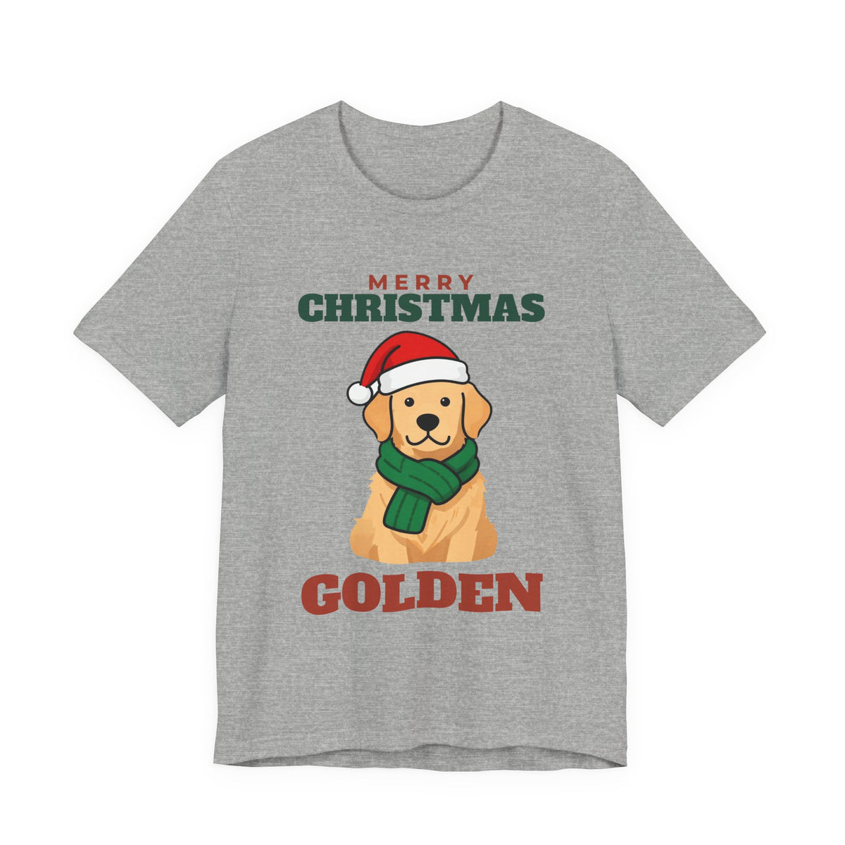 Christmas Golden Retriever Tee | Merry Christmas Golden Retriever Gift