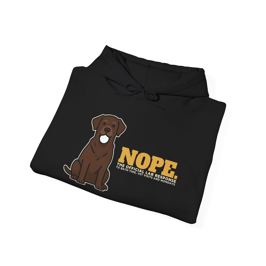 Nope. Funny Labrador Hoodie | Labrador Lover Gift