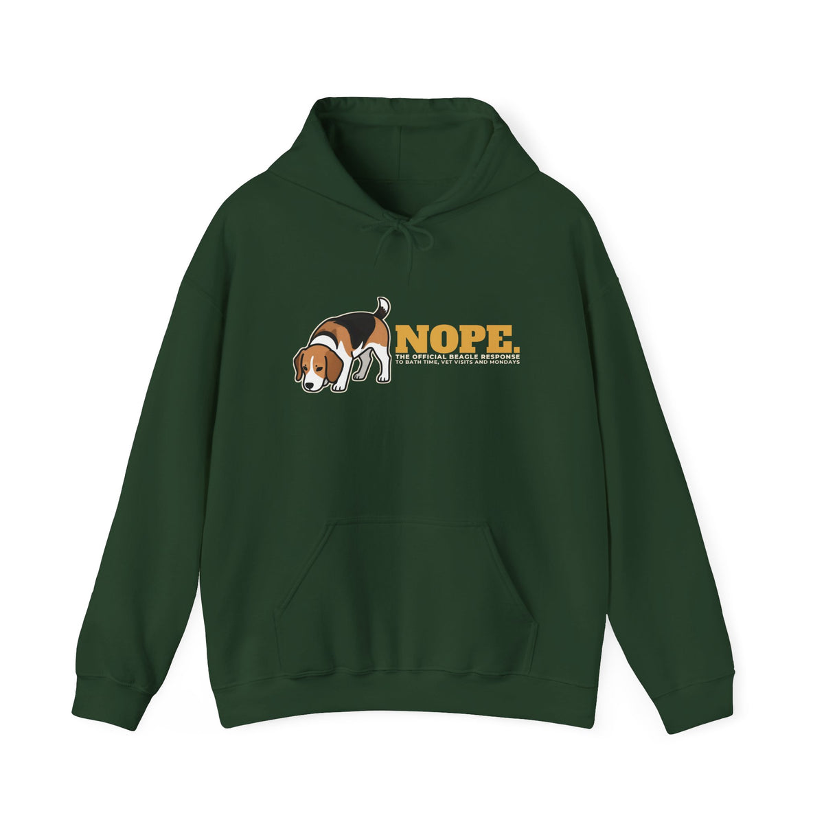 Nope. Funny Beagle Hoodie | Beagle Lover Gift
