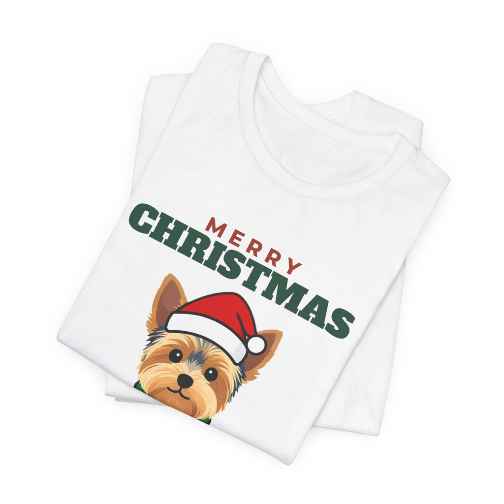 Christmas Yorkie Tee | Merry Christmas Yorkie Gift