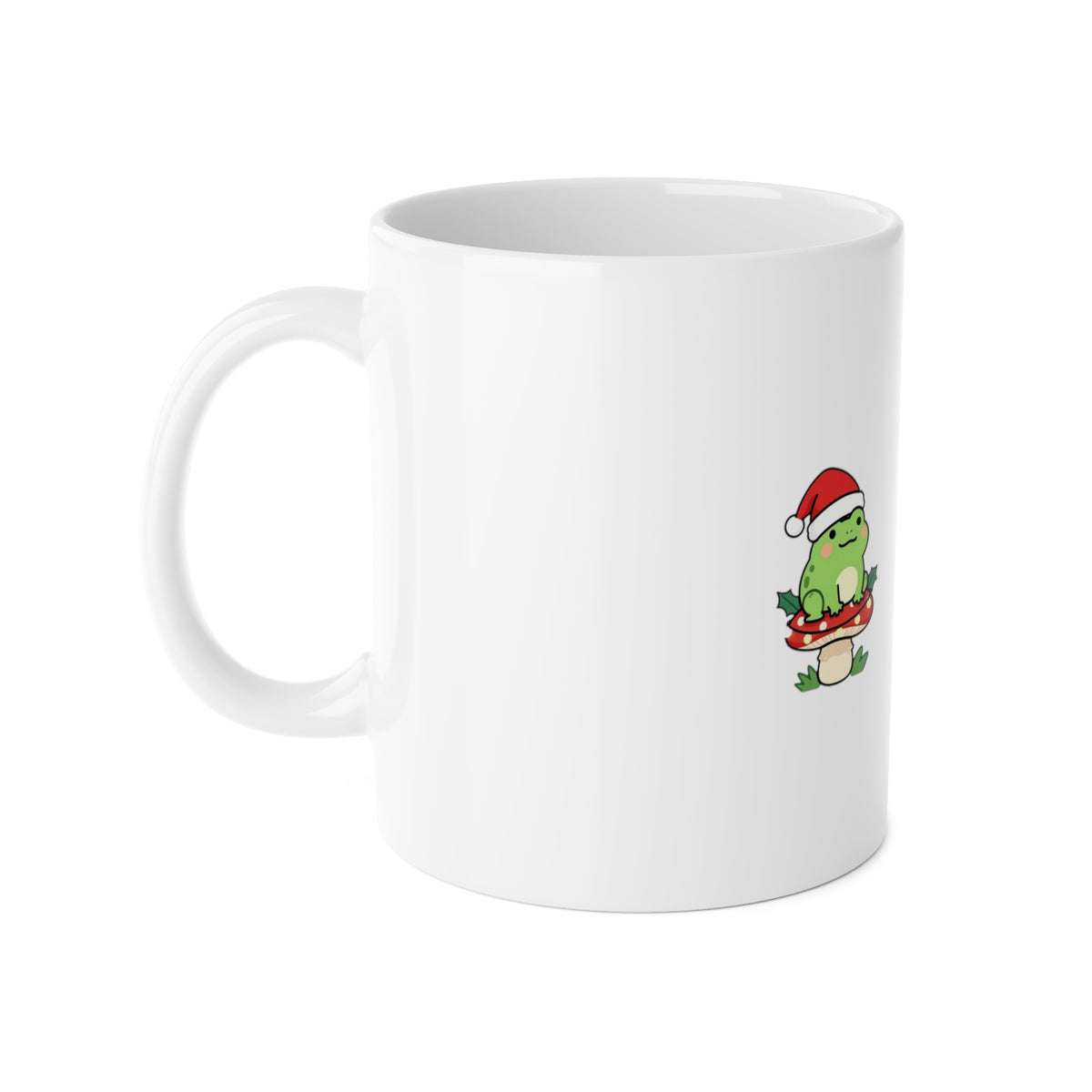 Hoppy Holidays Frog Christmas Mug