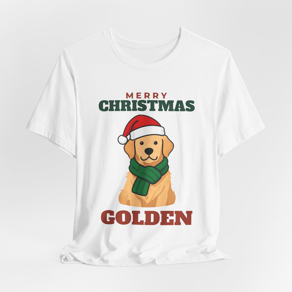Christmas Golden Retriever Tee | Merry Christmas Golden Retriever Gift