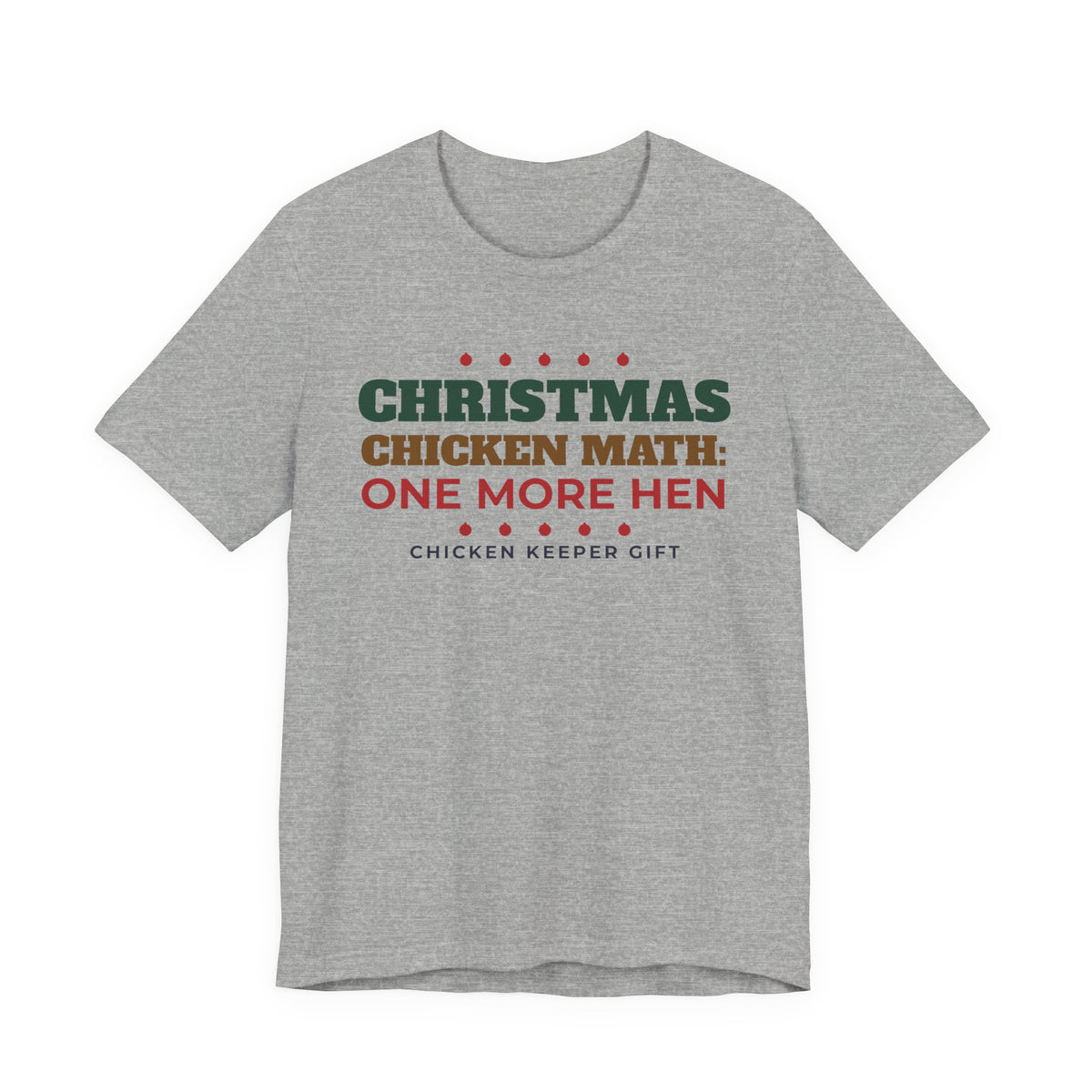 Chicken Math Christmas Tee