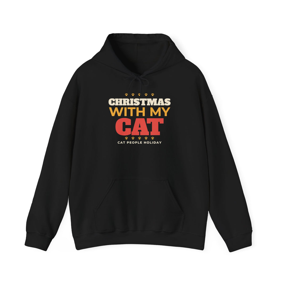 Christmas With My Cat Hoodie