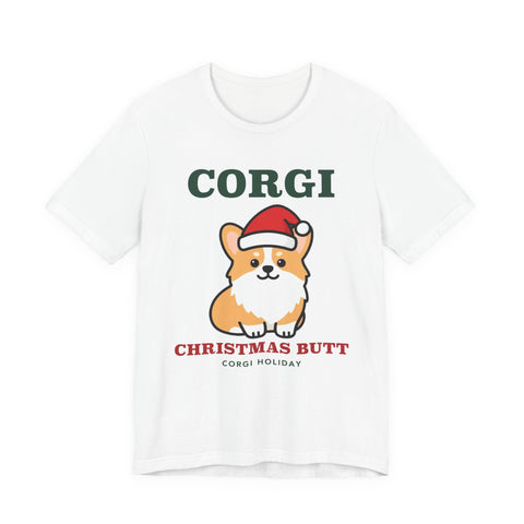 Corgi Christmas Shirt | Corgi Santa Hat Christmas Tee | Corgi Mom Dog Christmas Gift