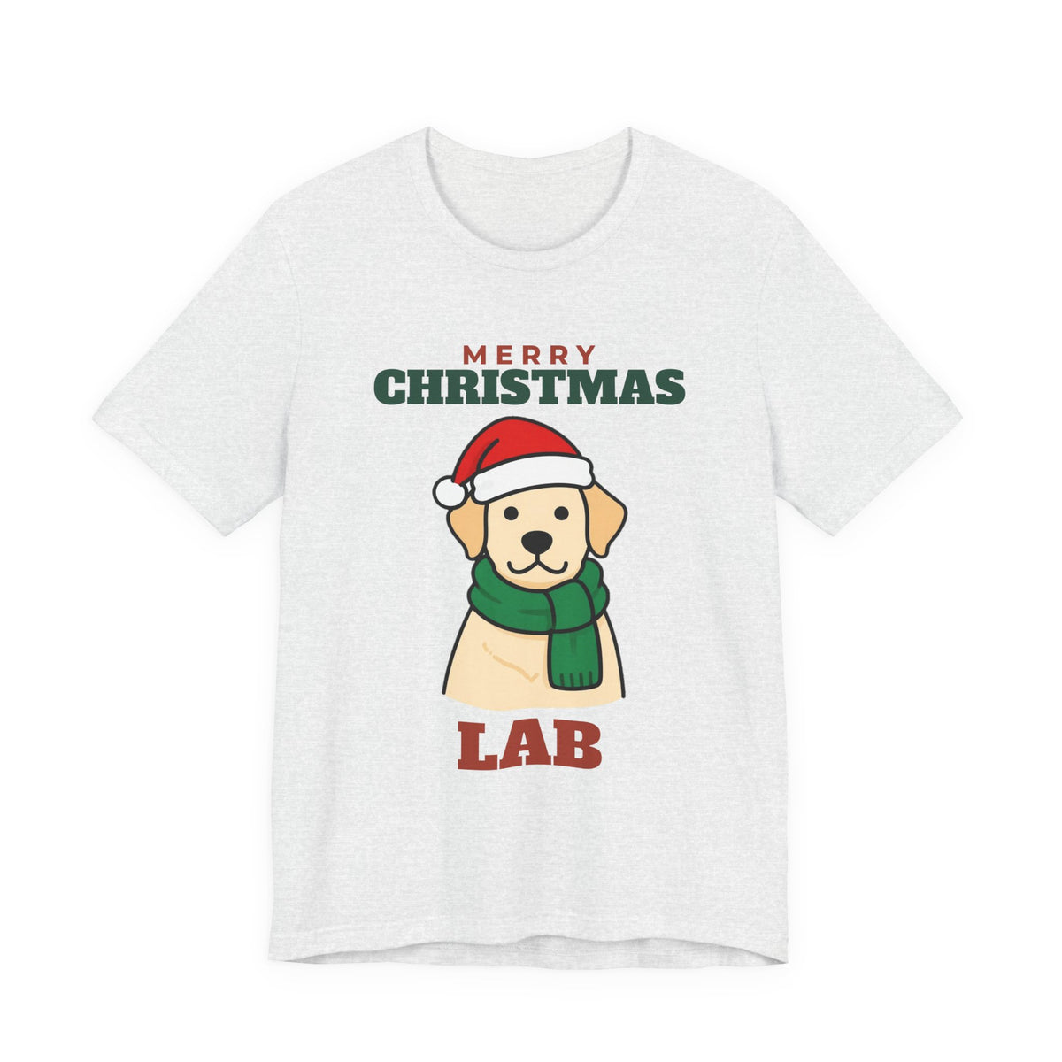 Christmas Labrador tee, Merry Christmas lab gift by Passtime Goods