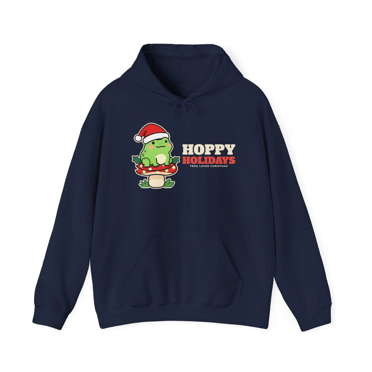 Hoppy Holidays Frog Christmas Hoodie