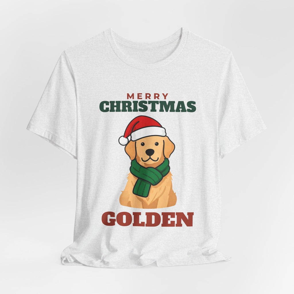 Christmas Golden Retriever Tee | Merry Christmas Golden Retriever Gift