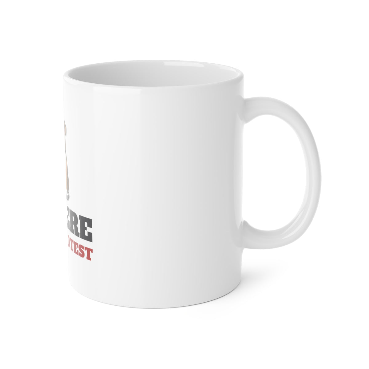 I'm Here Under Protest Bulldog Mug | Bulldog Gift