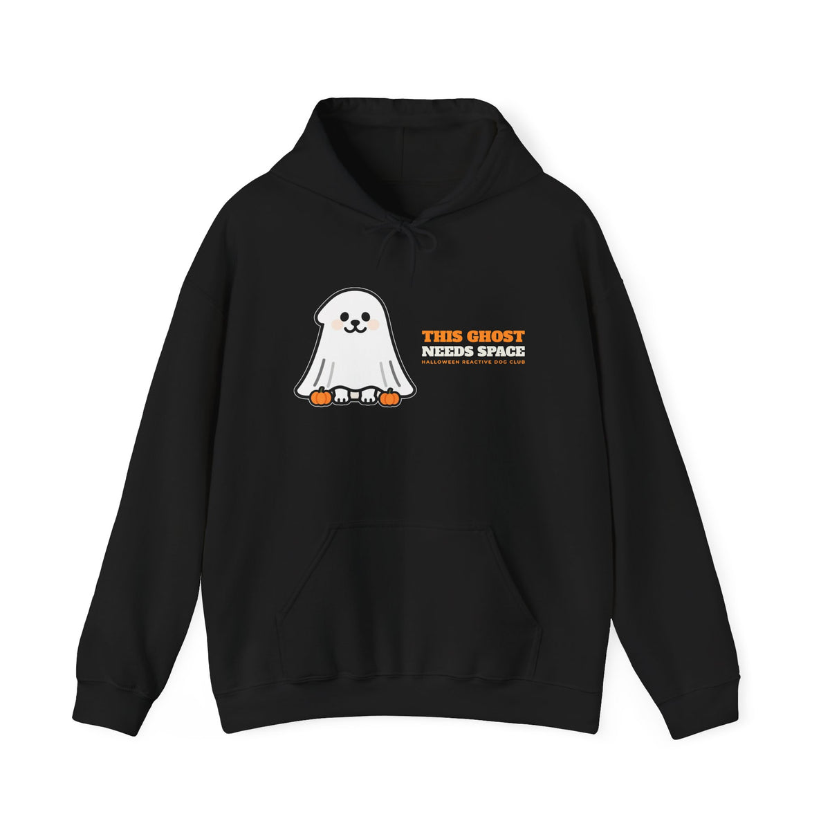 Halloween Dog Hoodie - This Ghost Needs Space | Reactive Dog Gift