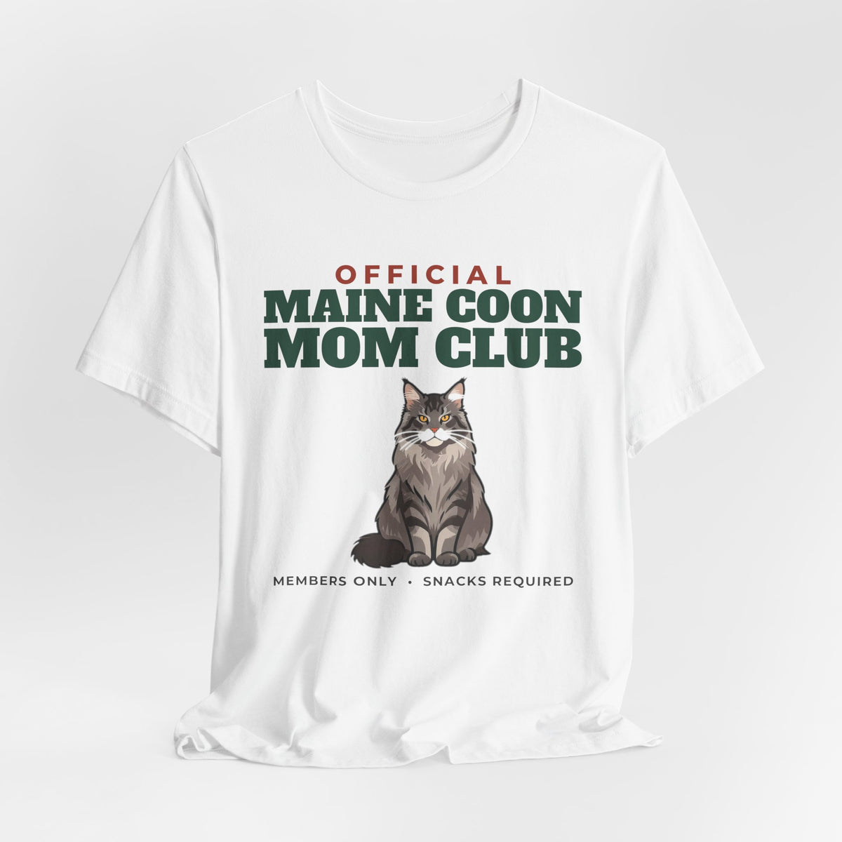 Official Maine Coon Mom Club Tee | Maine Coon Mom Gift