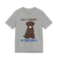 All I Want Is the Ball Labrador Tee | Labrador Gift