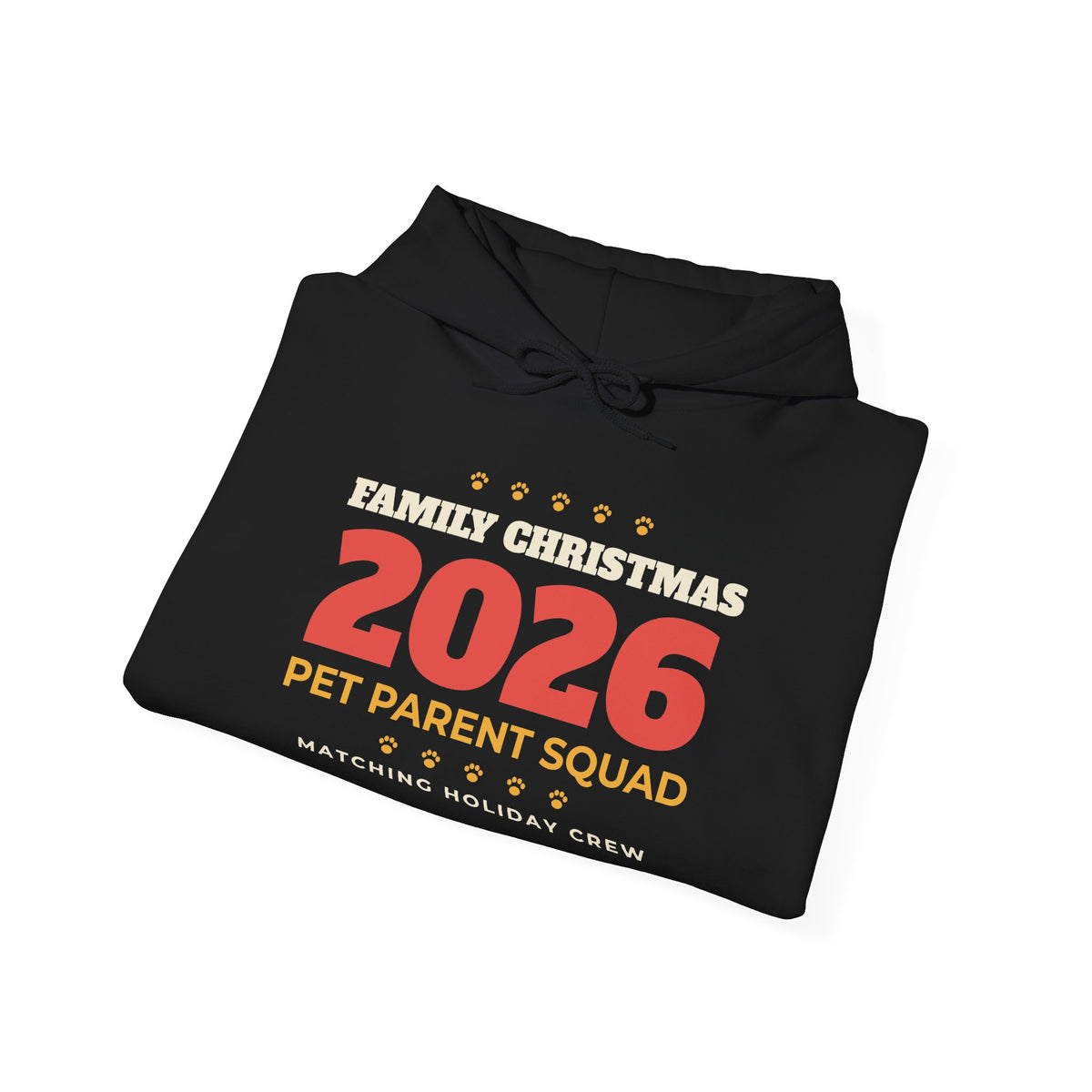 Family Christmas 2026 Pet Parent Squad Hoodie
