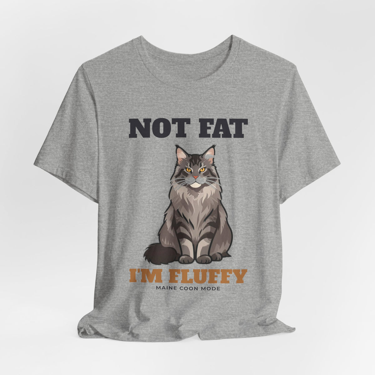 Not Fat, I'm Fluffy Maine Coon Tee | Maine Coon Gift