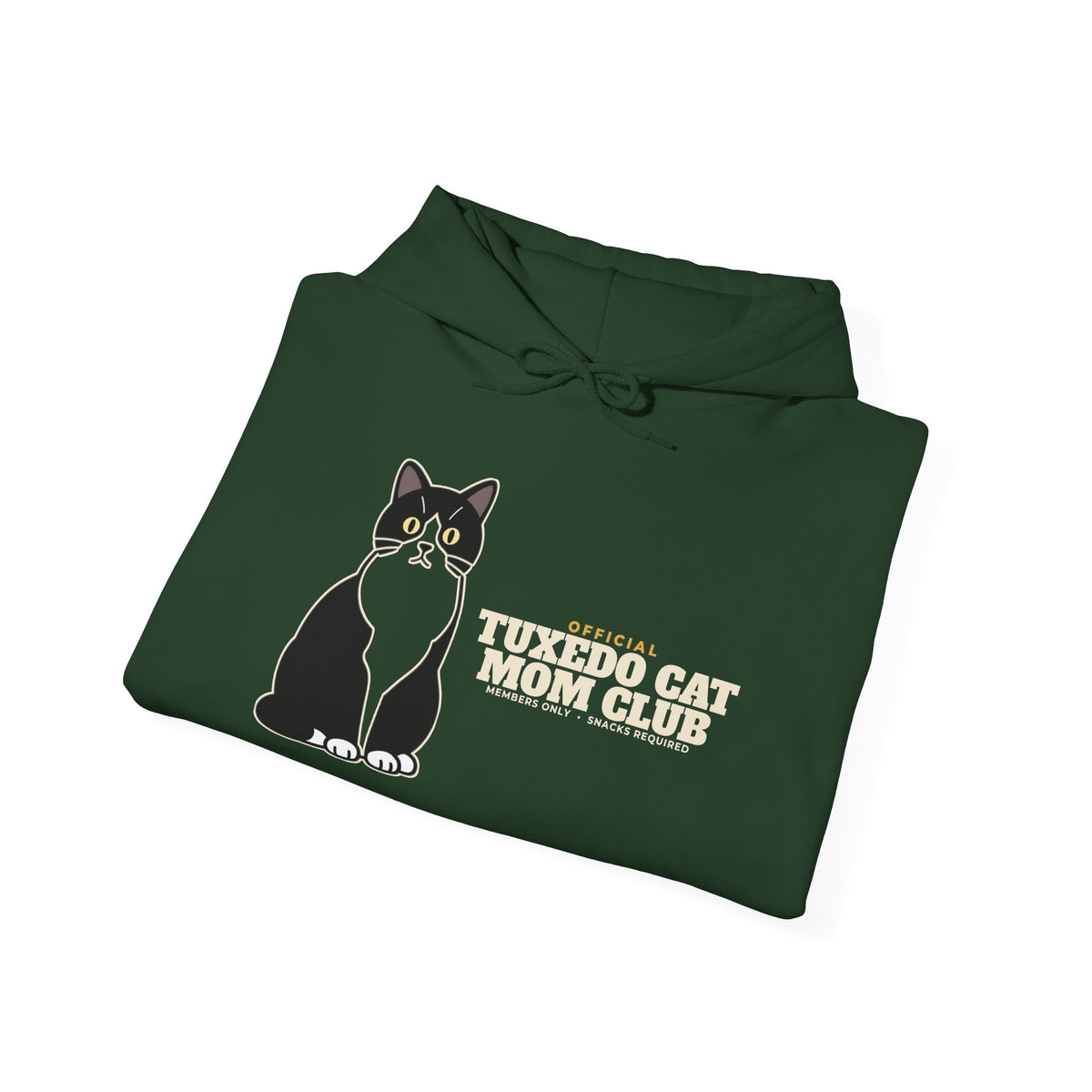 Official Tuxedo Cat Mom Club Hoodie | Tuxedo Cat Mom Gift
