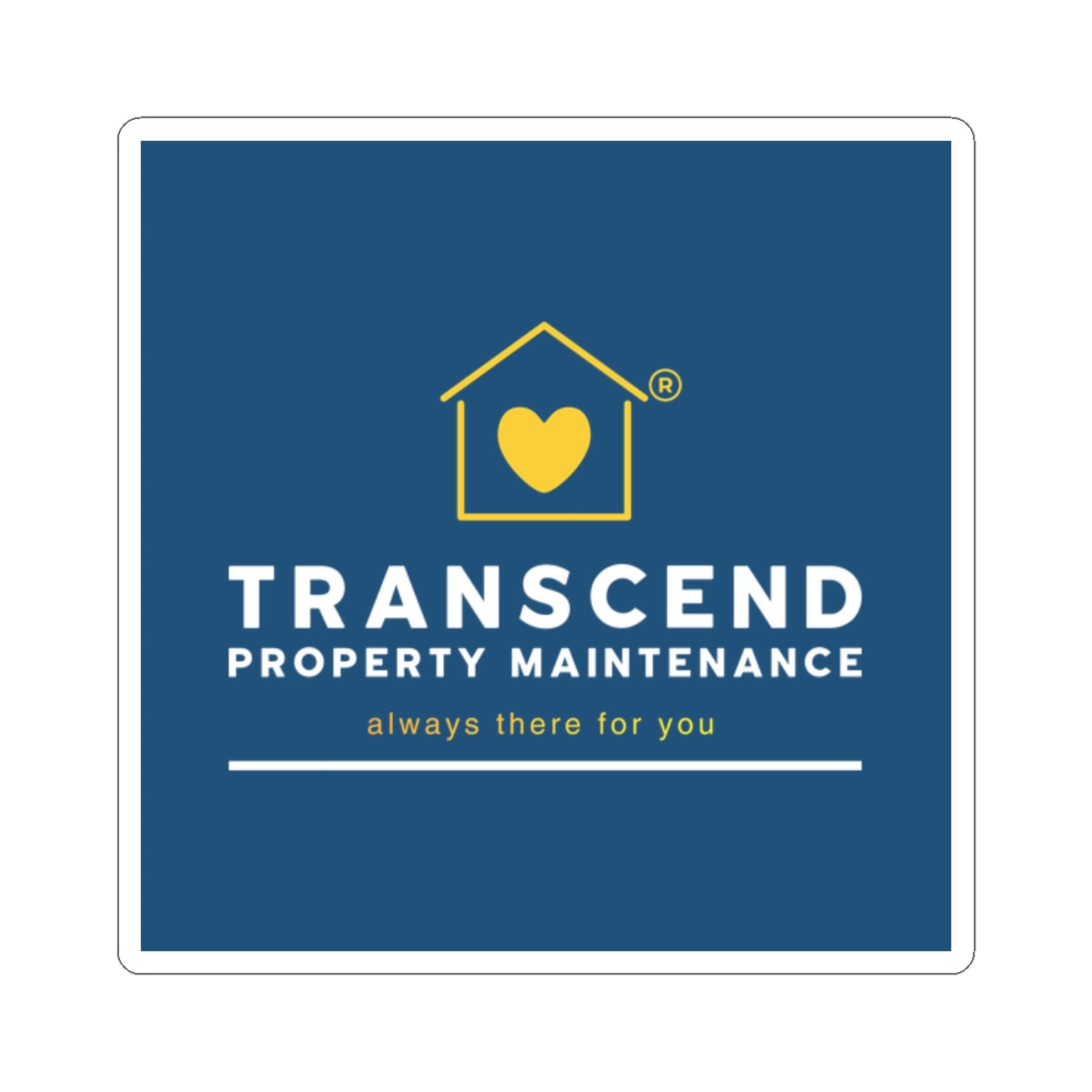 Transcend Property Maintenance Logo Stickers