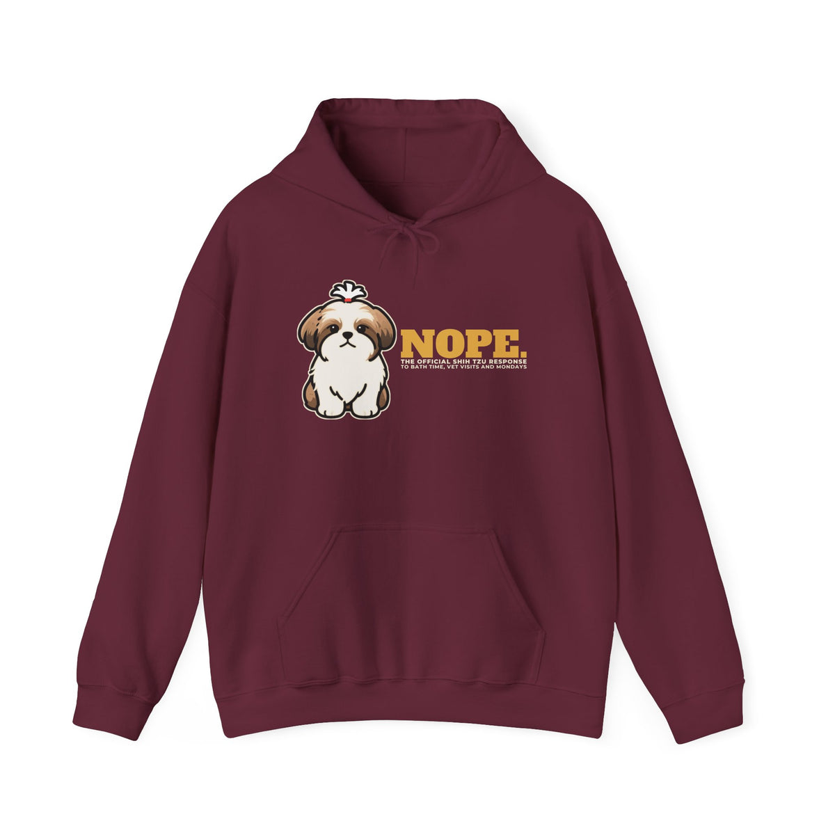 Nope. Funny Shih Tzu Hoodie | Shih Tzu Lover Gift