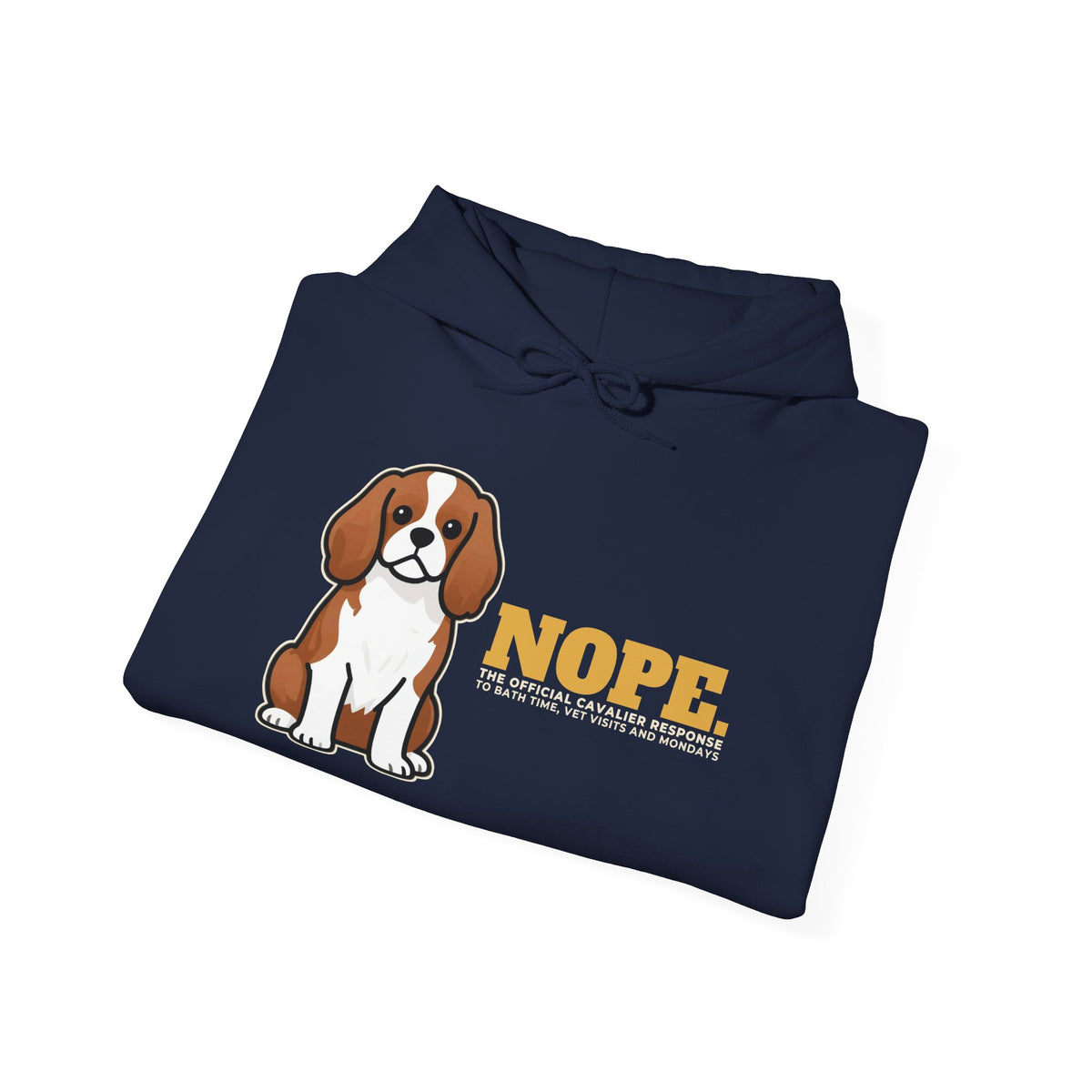 Nope. Funny Cavalier King Charles Hoodie | Cavalier King Charles Lover Gift