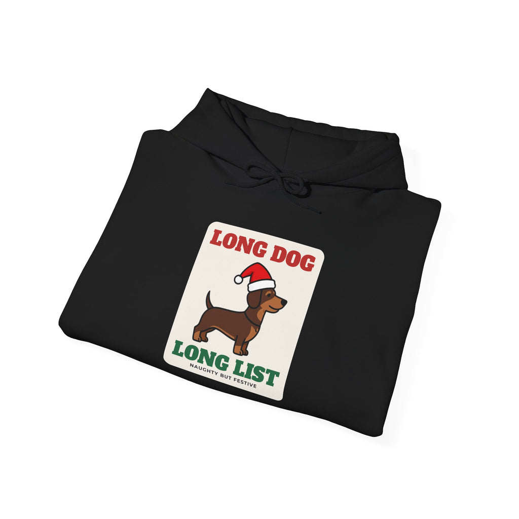 Long Dog, Long List Dachshund Christmas Hoodie | Dachshund Gift