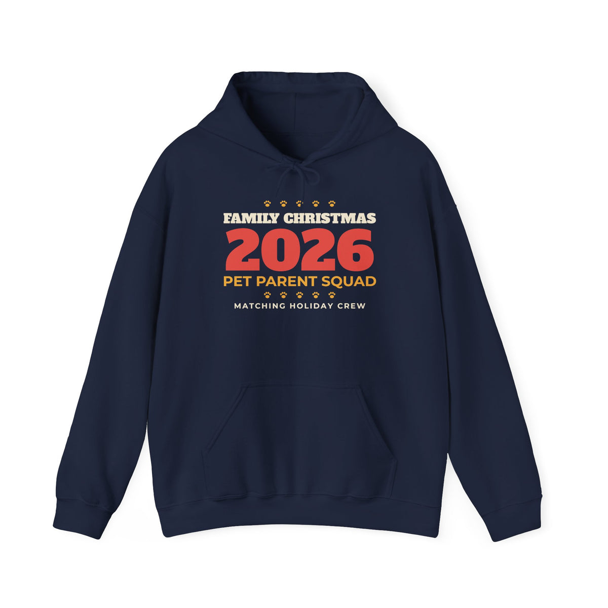 Family Christmas 2026 Pet Parent Squad Hoodie