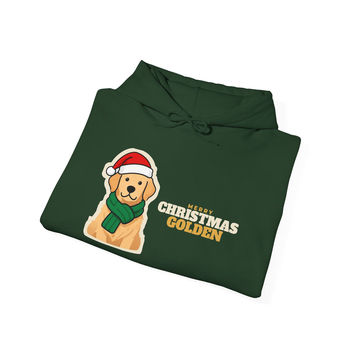 Christmas Golden Retriever Hoodie | Merry Christmas Golden Retriever Gift