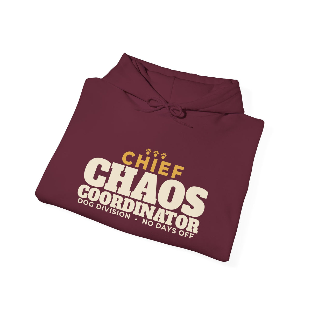 Chief Chaos Coordinator, Dog Division Hoodie | Funny Dog Mom Gift