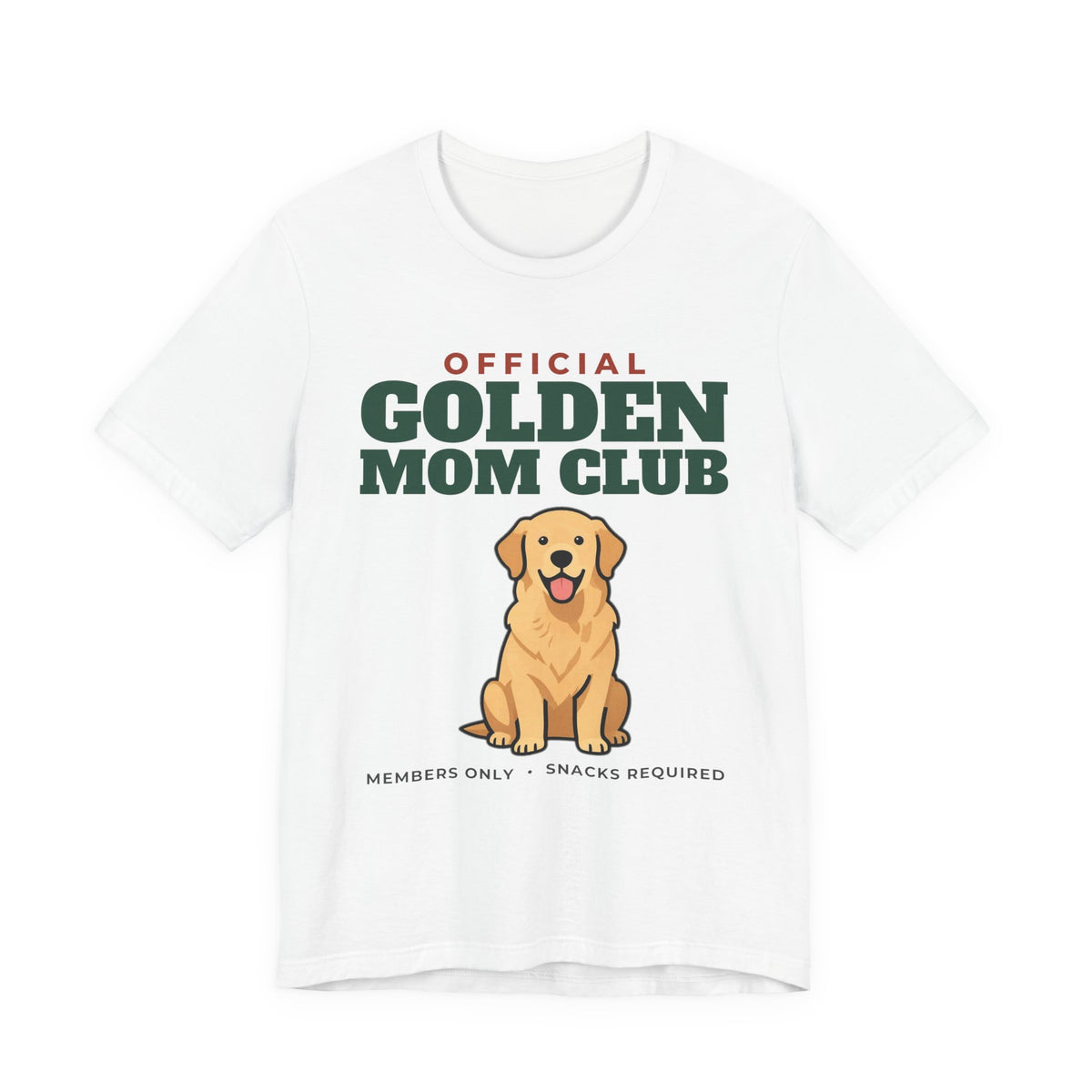 Official Golden Retriever Mom Club Tee | Golden Retriever Mom Gift