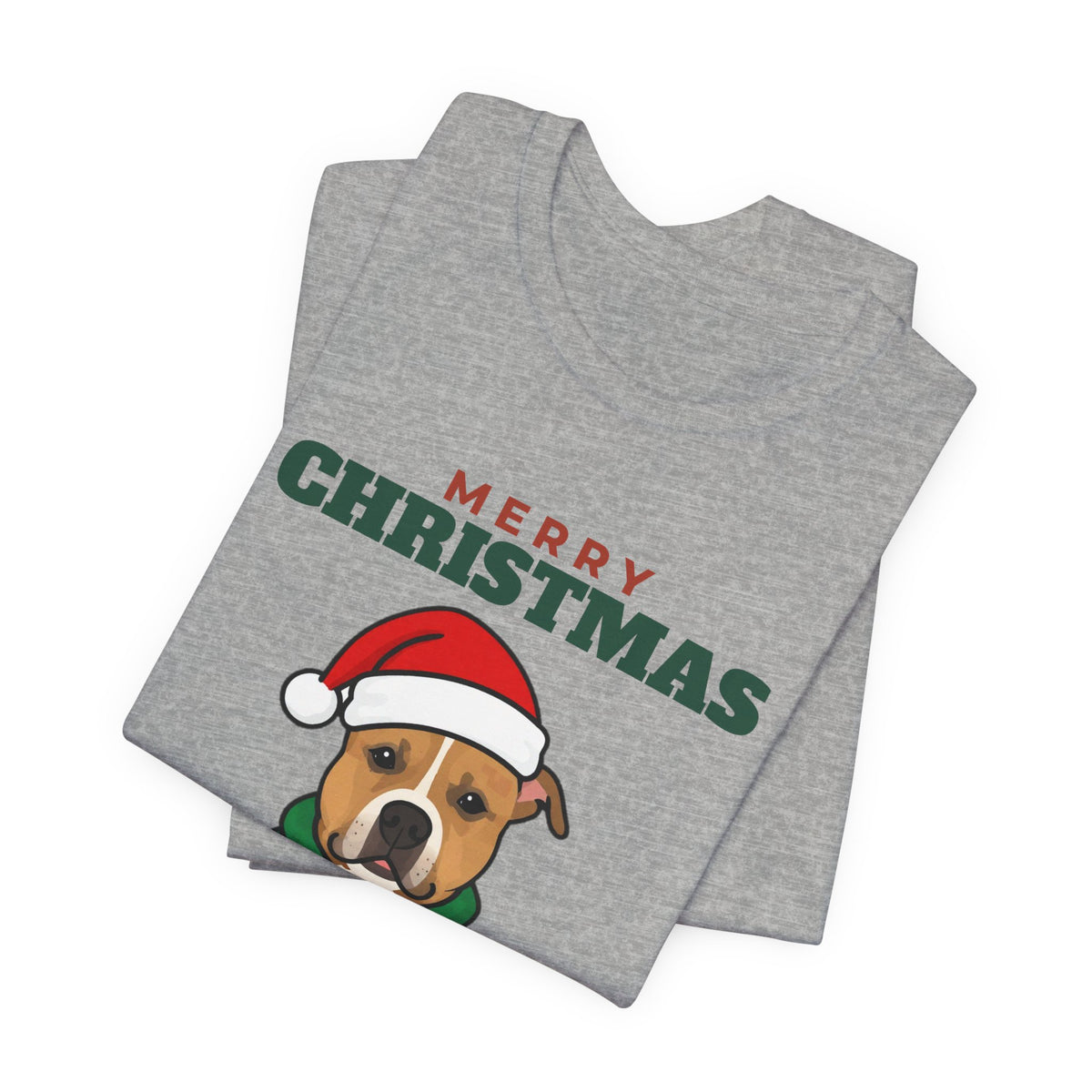 Christmas Pit Bull Tee | Merry Christmas Pit Bull Gift