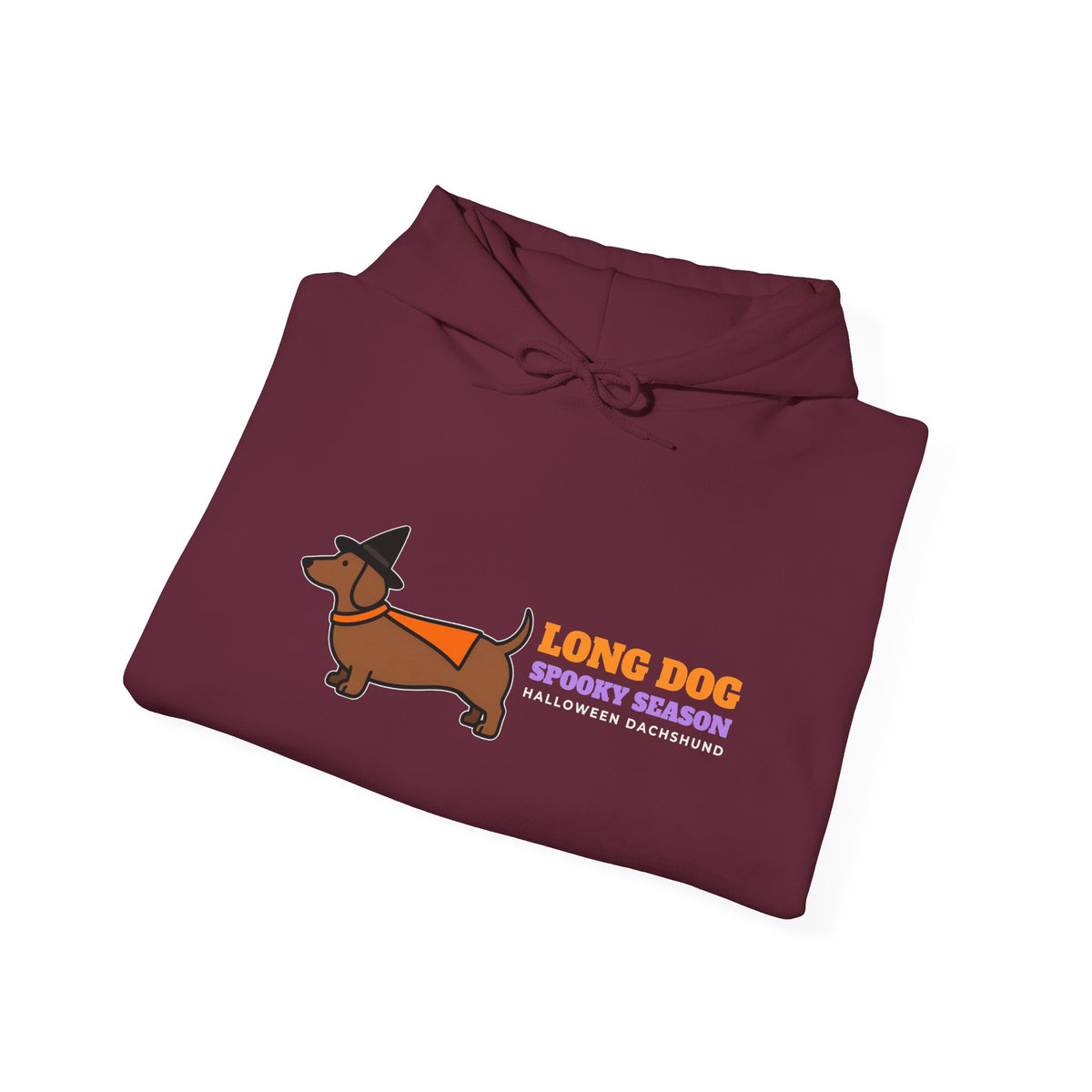 Dachshund Halloween Hoodie - Long Dog Spooky Season | Dachshund Hoodie