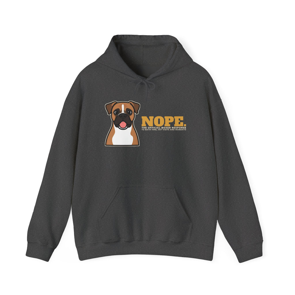 Nope. Funny Boxer Hoodie | Boxer Lover Gift