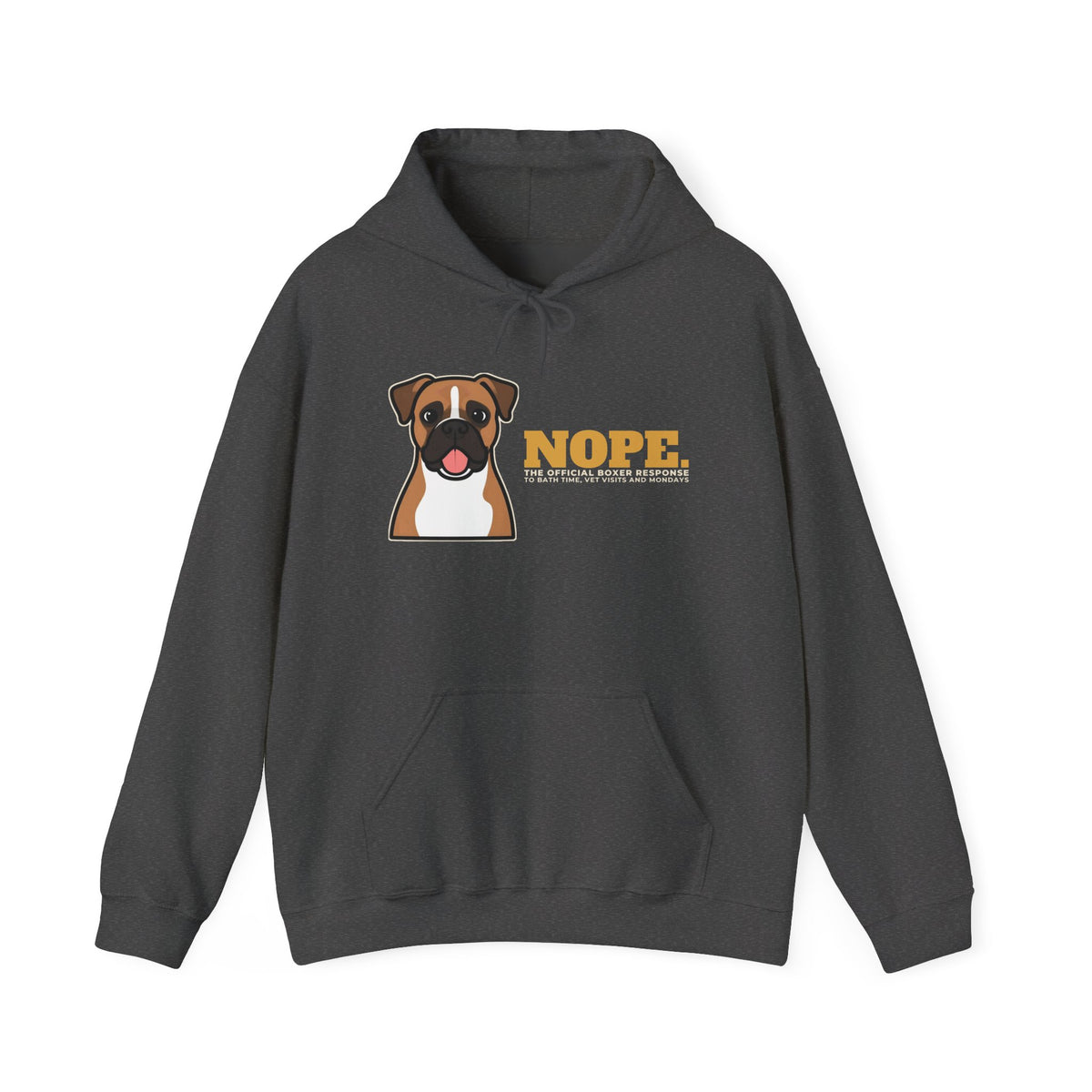 Nope. Funny Boxer Hoodie | Boxer Lover Gift