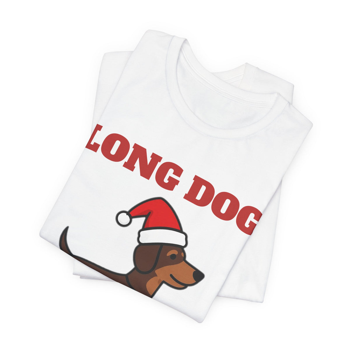 Long Dog, Long List Dachshund Christmas Tee | Dachshund Gift