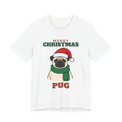 Christmas Pug Tee | Merry Christmas Pug Gift