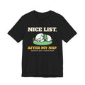 Dog Christmas Shirt - Nice List After My Nap Tee - original t-shirt design by Pastime Goods