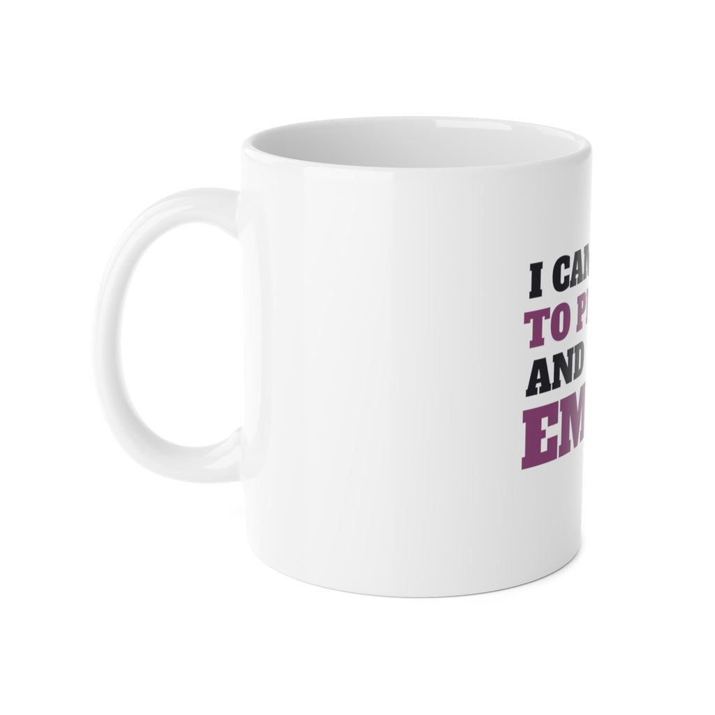 Funny Cat Mug - I Came Here to Pet Cats and Ignore Emails Coffee Cup | Cat Lover Gift