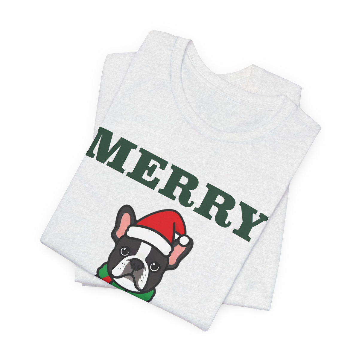French Bulldog Christmas Shirt | Merry Frenchmas Frenchie Tee | Frenchie Mom Dog Christmas Gift