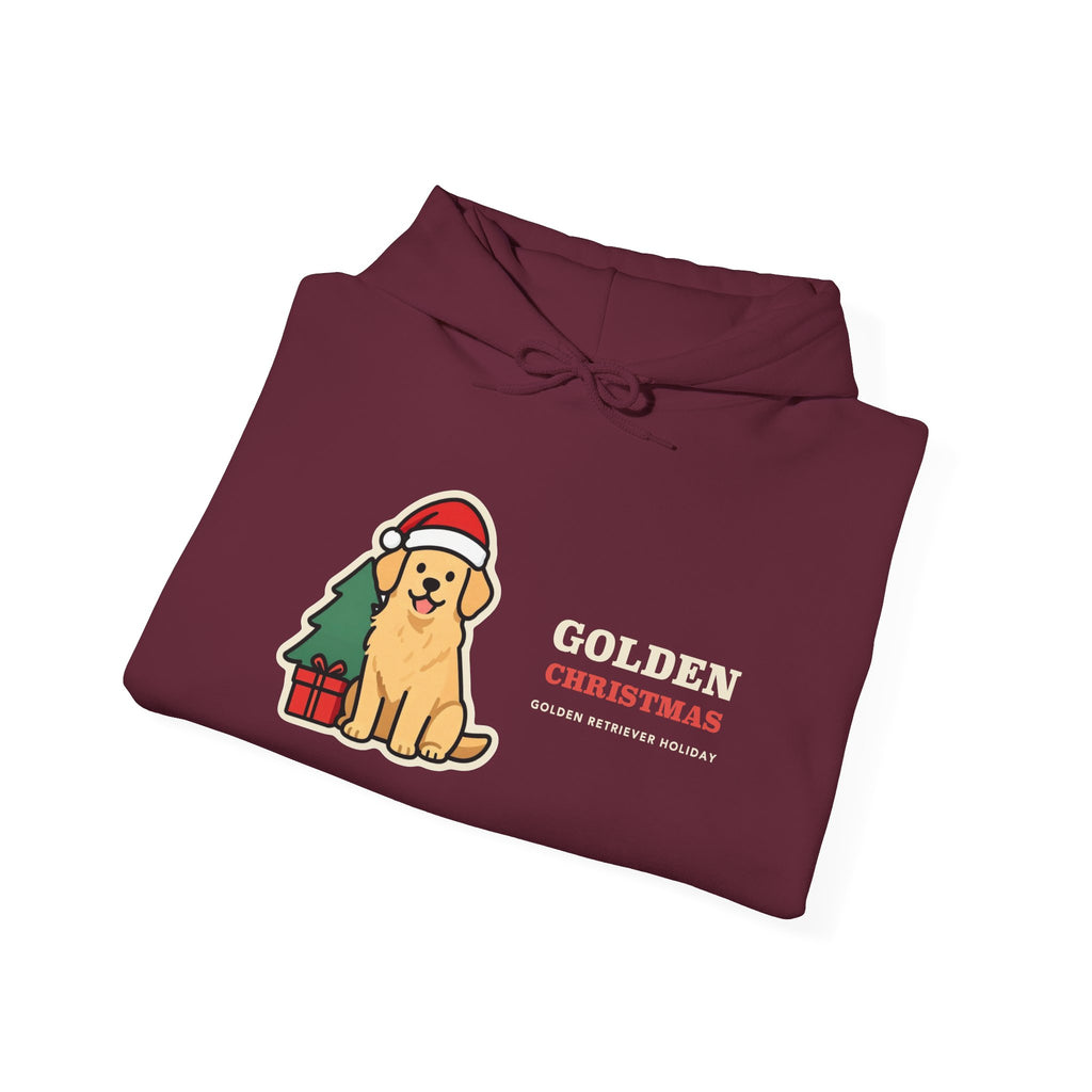 Golden Retriever Christmas Hoodie | Golden Christmas Sweatshirt | Dog Mom Christmas Gift