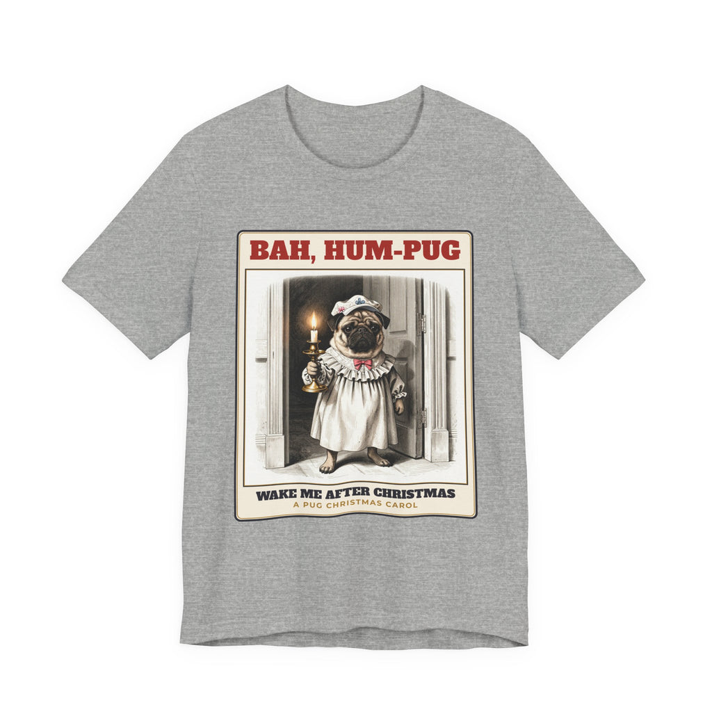 Bah, Hum-Pug Christmas Tee | Pug Gift
