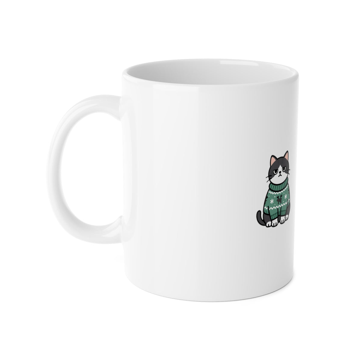 Cat Approved Ugly Christmas Sweater Mug