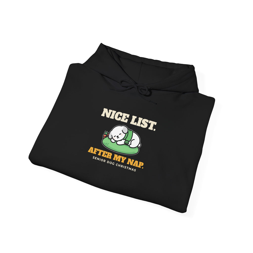 Dog Christmas Hoodie - Nice List After My Nap | Dog Dad Christmas Gift