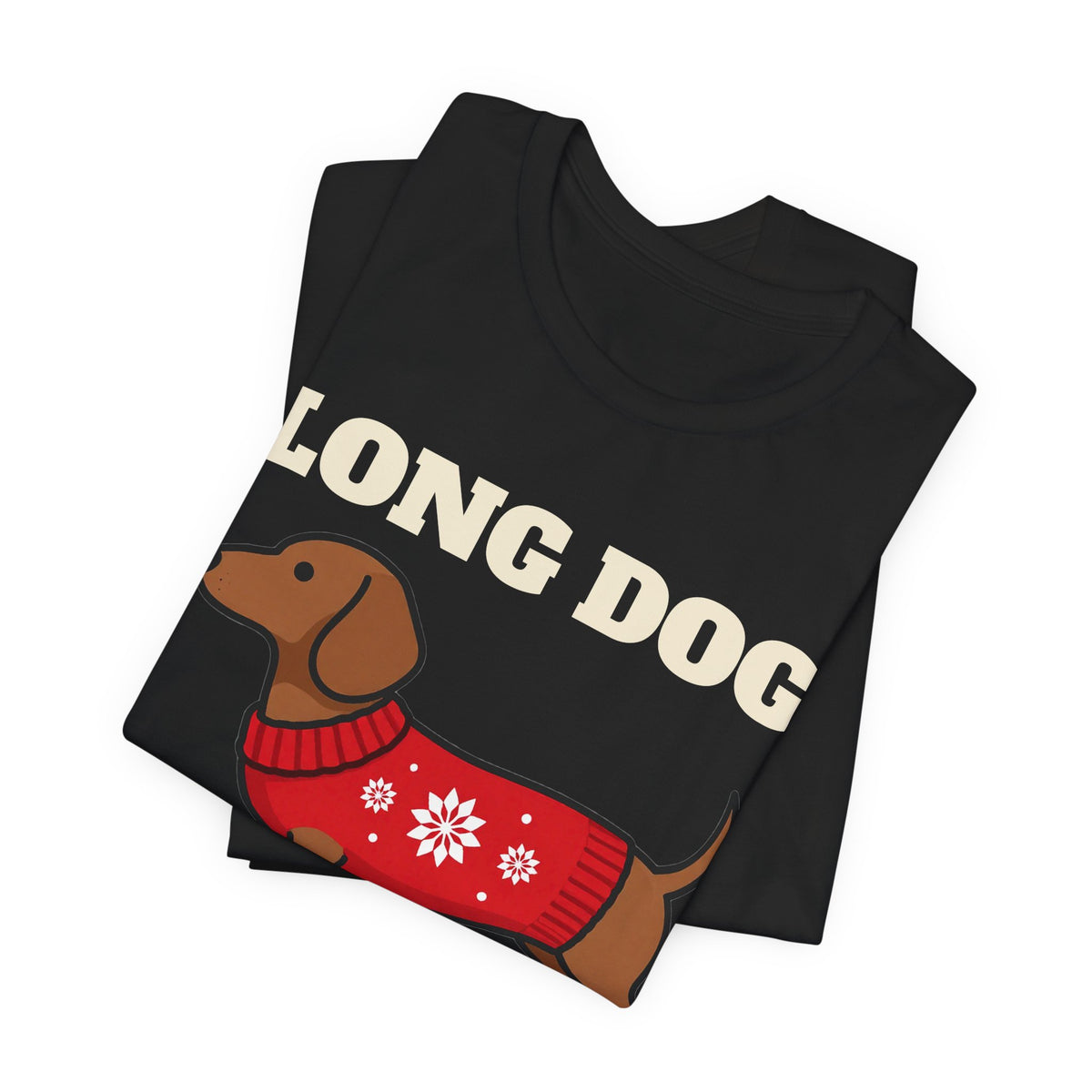 Dachshund Christmas Shirt - Long Dog, Extra Long Sweater Tee | Dachshund Christmas Gift