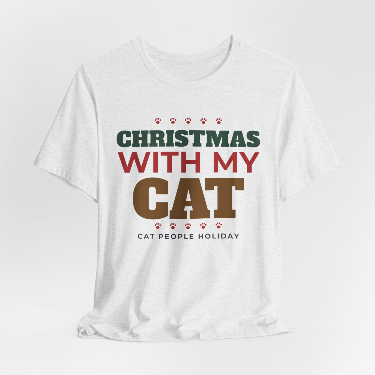 Christmas With My Cat Tee