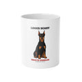 Looks Scary, Wants Cuddles Doberman Mug | Doberman Gift