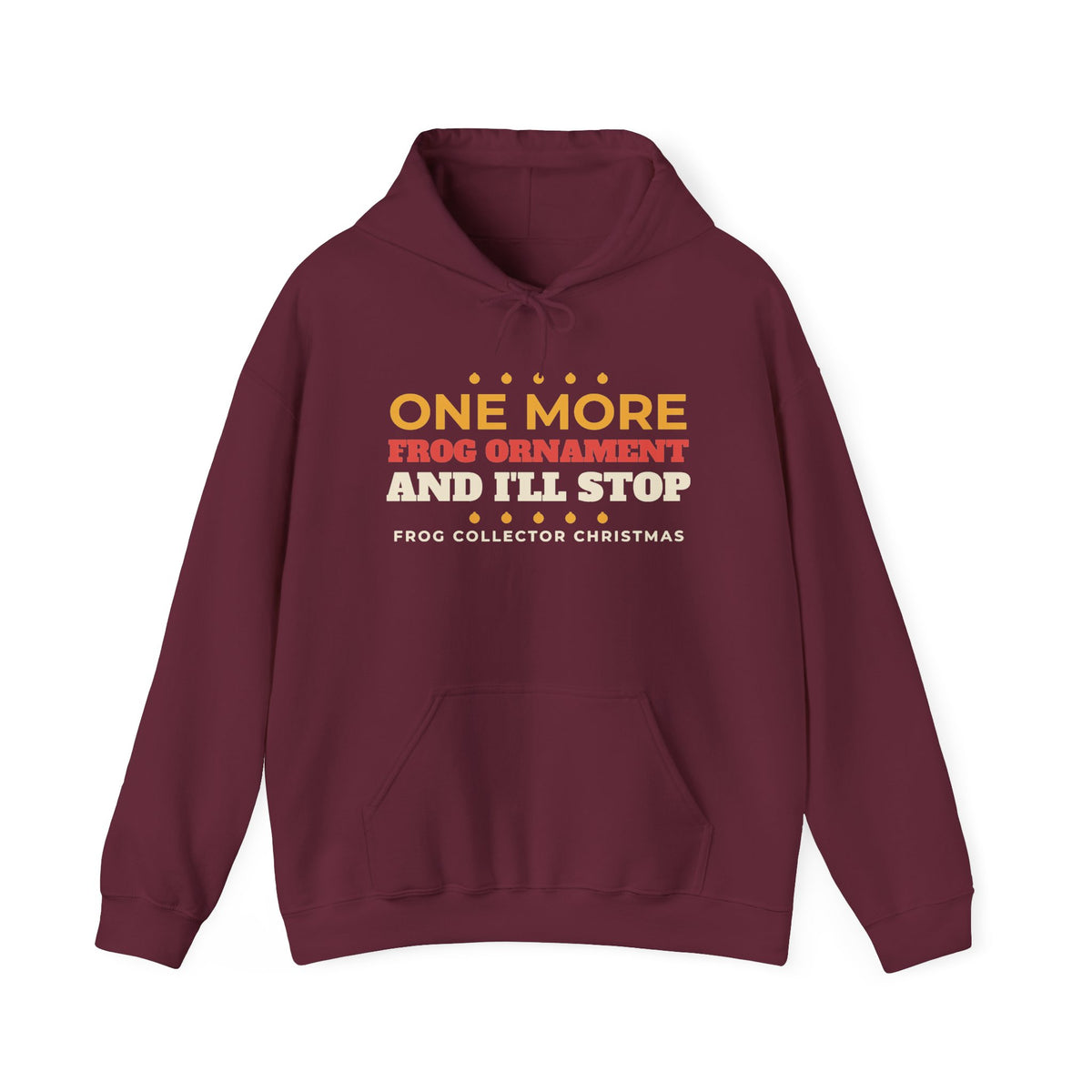 One More Frog Ornament Christmas Hoodie